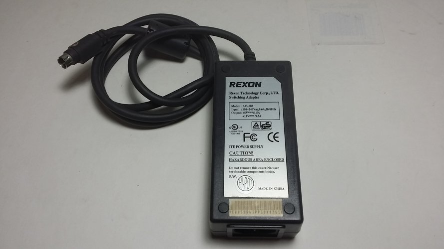 *Brand NEW* Rexon AC-005 5-Pin 5V 1.5A 12V 1.5A AC Power Adapter - Click Image to Close
